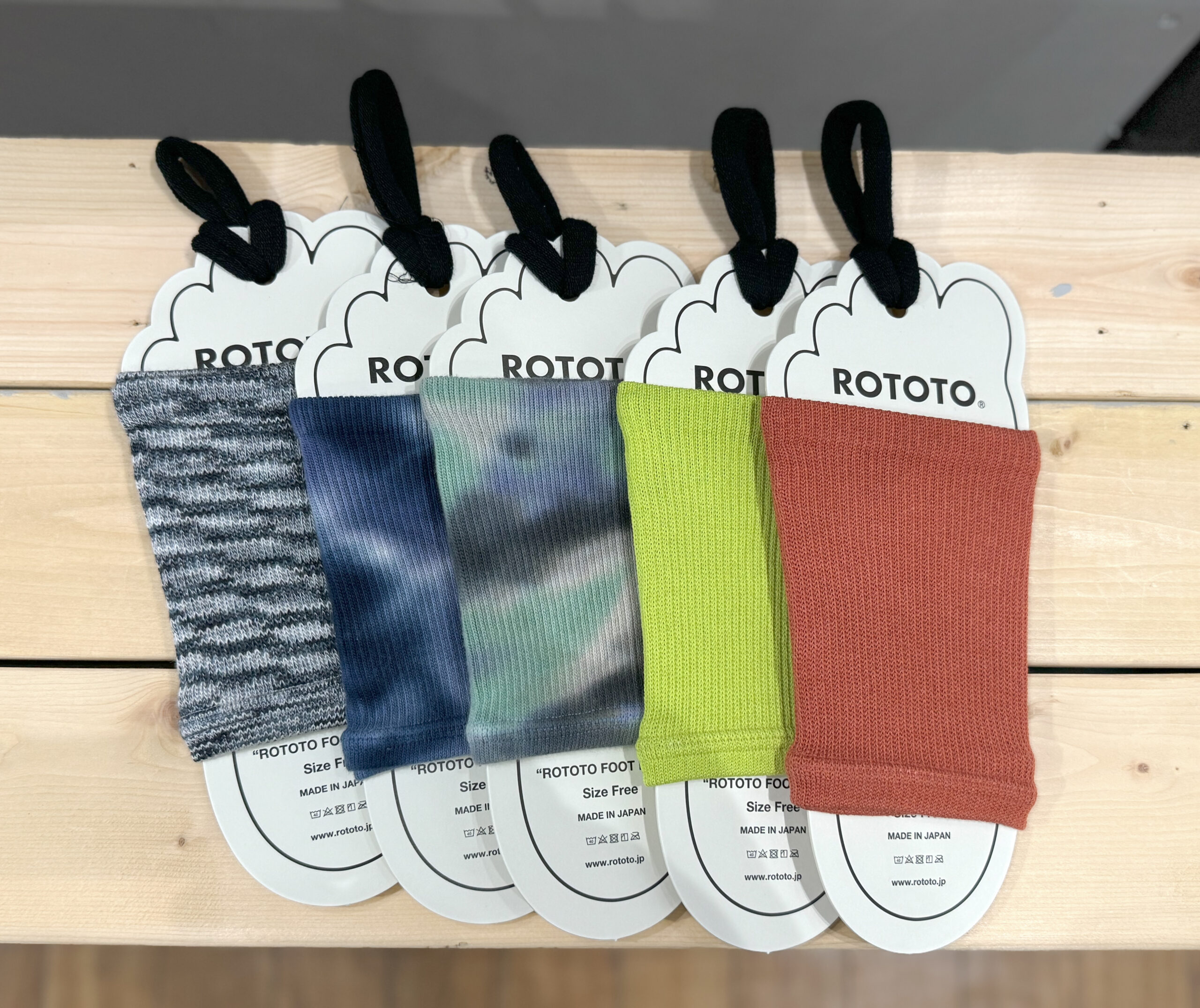 ROTOTO（ロトト) FOOT BAND “RECYCLE POLYESTER ＆ ORGANIC COTTON” 