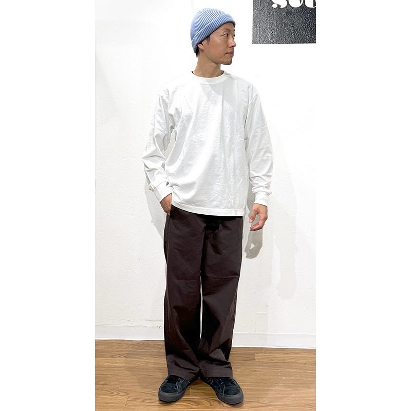 Have a good day (ハブアグッドデイ) Tubular L/S Tee ホワイト