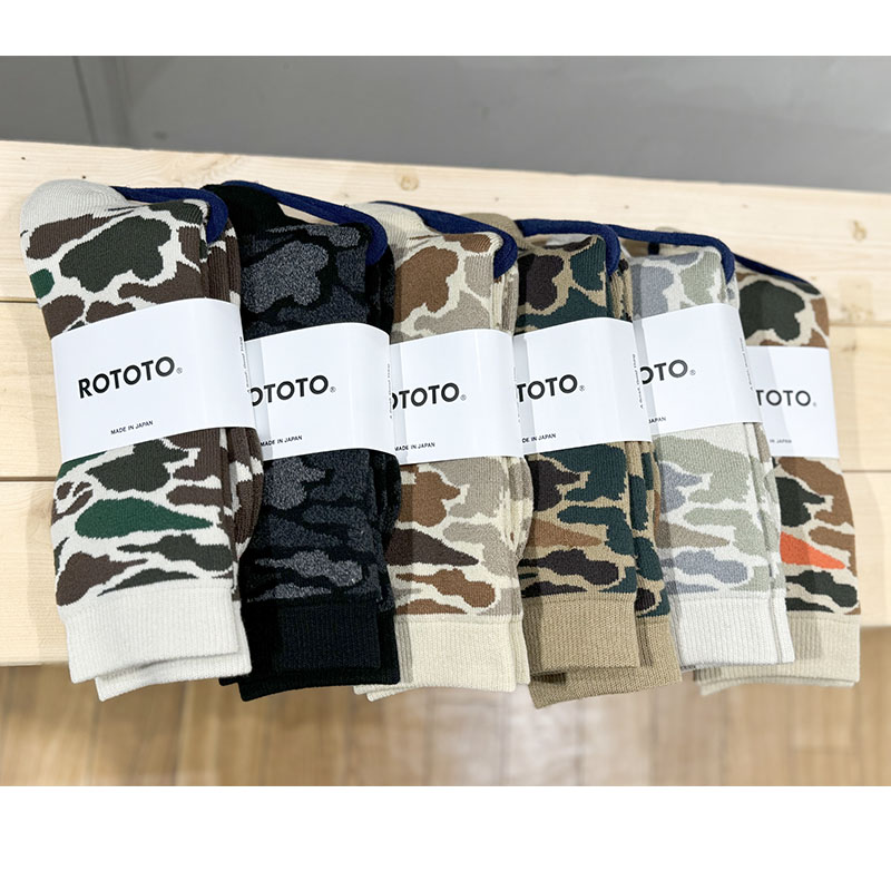 ROTOTOPILE CAMO CREW SOCKS