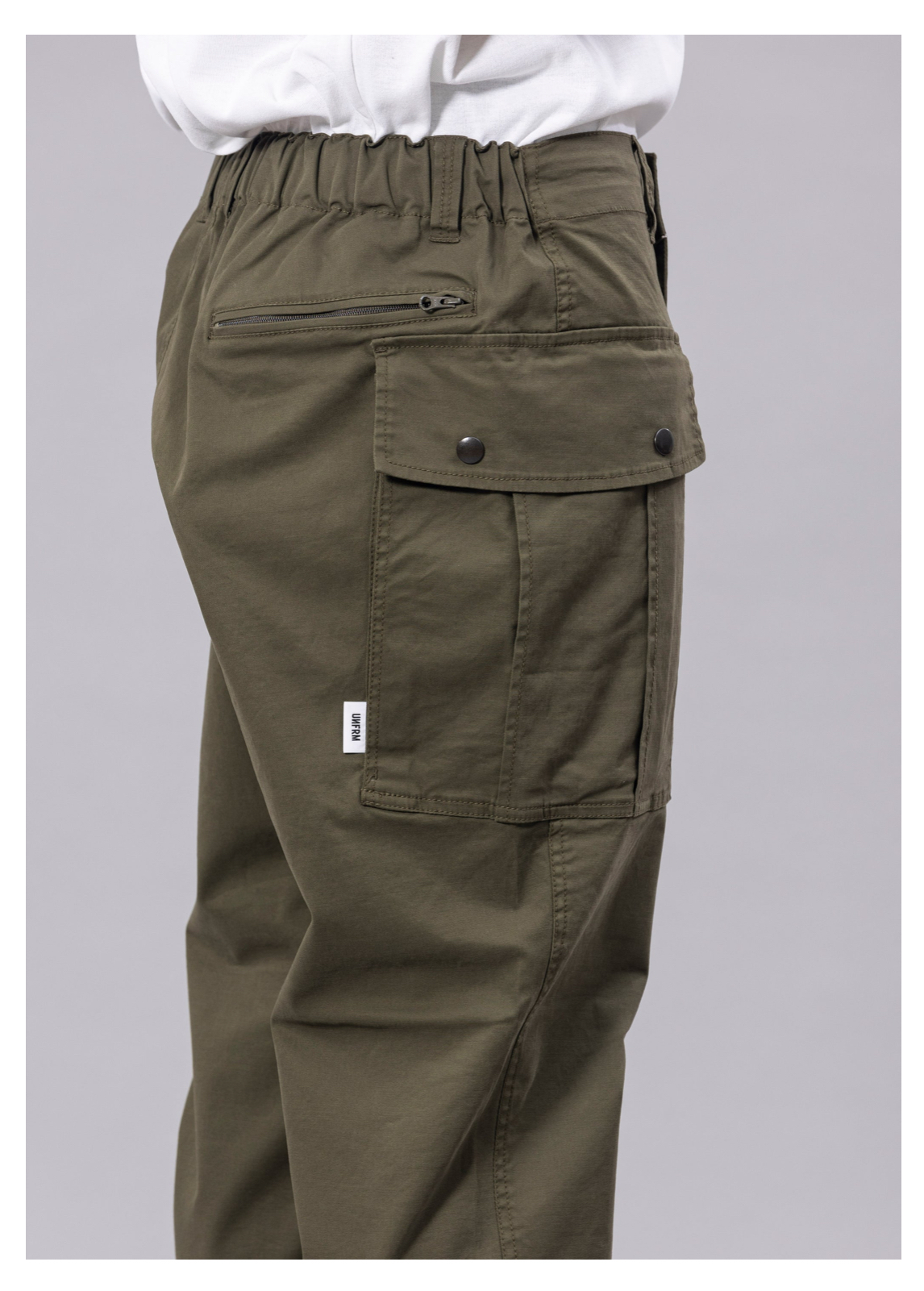 UNFRM OUTDOOR STANDARD (ユニフォーム アウトドア スタンダード) / STRETCH CHINO CLOTH 9/10 MILITARY PANTS オリーブ