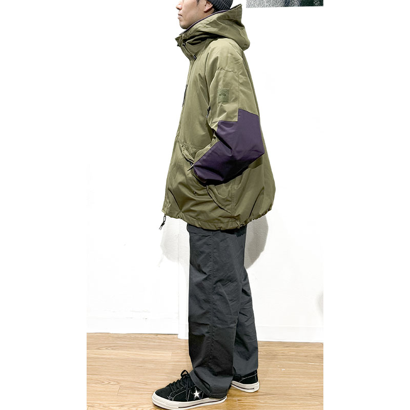 UNFRM OUTDOOR STANDARD (ユニフォーム アウトドア スタンダード) 2WAY MILITARY CW JACKET オリーブ / パープル