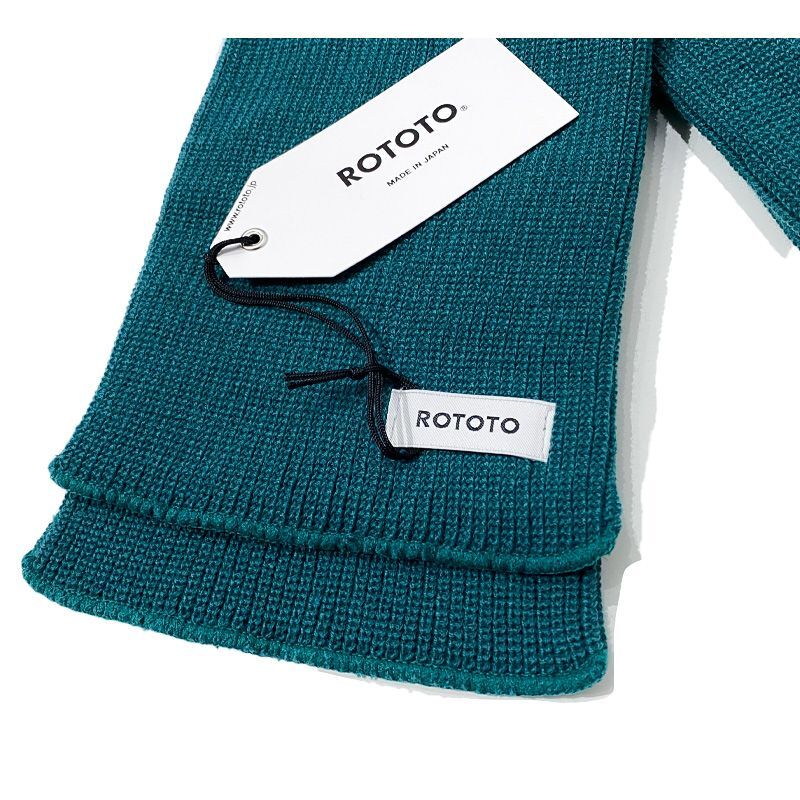 ROTOTO (ロトト) SOCKSTOLE MERINO/RECYCLE PL (ソックストール メリノウール / リサイクルポリエステル) ブルーグリーン